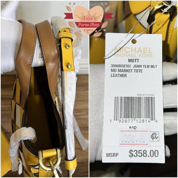 💛Michael Kors Leather Quilted Satchel & Xbody Purse💛 - Picture 5 of 17